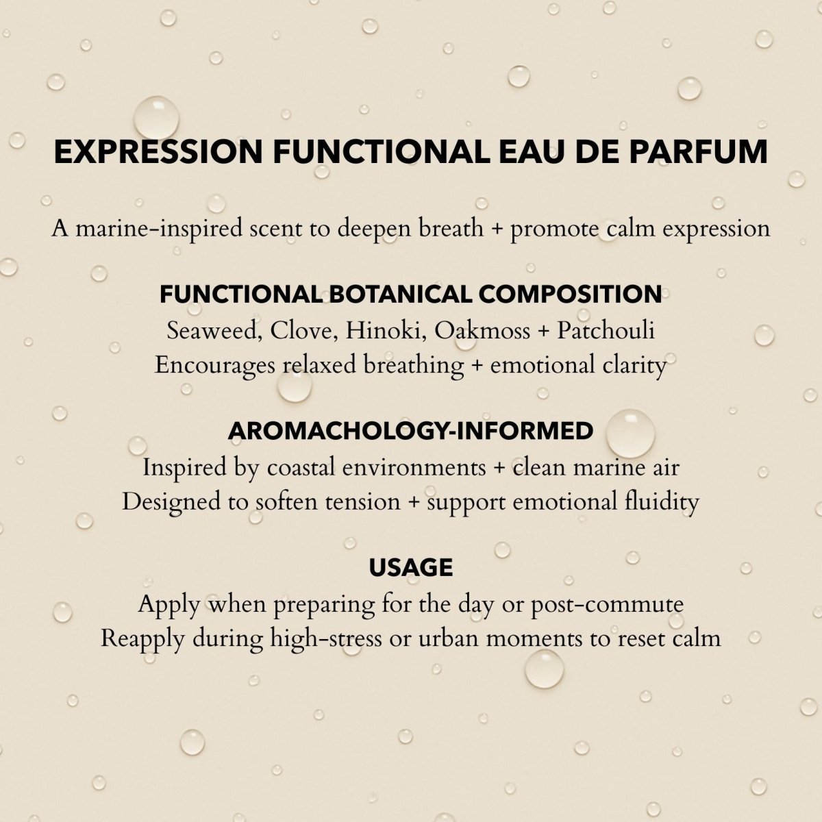 Anatomē Expression Functional perfume travel size 10ml bottle with elegant packaging.
