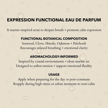 Anatomē Expression Functional perfume travel size 10ml bottle with elegant packaging.