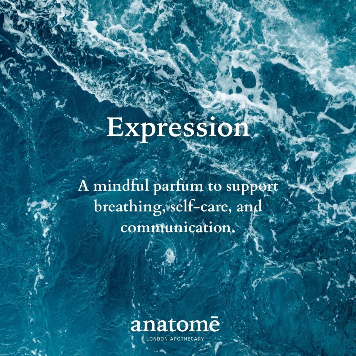 Anatomē Expression Functional perfume bottle, 10ml travel size, with elegant packaging and sleek design.
