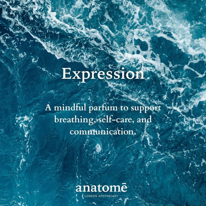 Anatomē Expression Functional perfume bottle, 10ml travel size, with elegant packaging and sleek design.