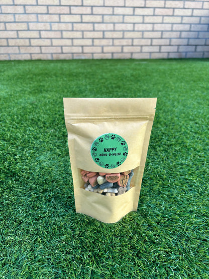 Happy Barkday Treat Pick n Mix Chocolate Treats by The Bonnie Hound, 150g, assorted chocolate treats for dogs.