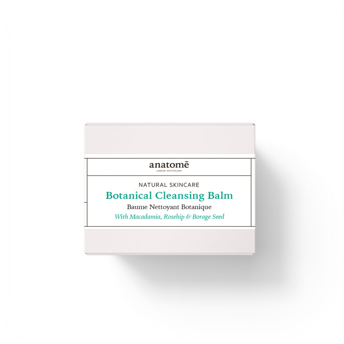 Anatomé Botanical Balm, natural multi-purpose skin balm in a jar, ideal for facial skincare and soothing skin.
