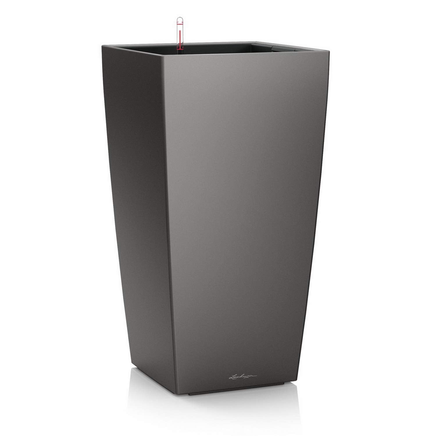 Lechuza CUBICO 30 Self-Watering Planter - Charcoal