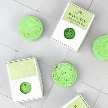Balance Aromatherapy Shower Steamer in Box - Orange, Eucalyptus, Peppermint, Herbs
