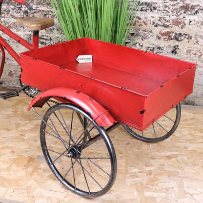 Maravi vintage style mini tricycle ornament with intricate detailing, perfect for decorative display or collection.