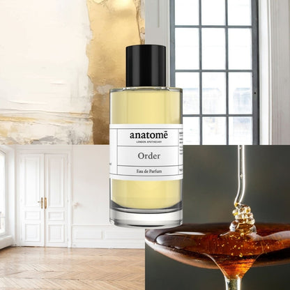 Travel-sized anatomē Anatome functional perfume bottle with a sleek design and clear label, 10ml size.