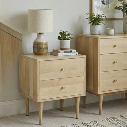 Minimalist Mango Wood Oslo Bedside Table