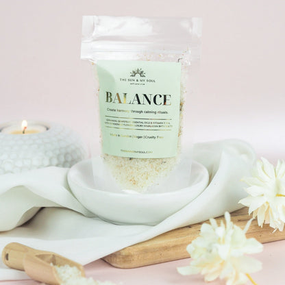 Geranium & Grapefruit Himalayan Bath Salts | Luxury Aromatherapy Spa Soak
