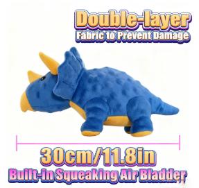 Durable TrendHomeDepot dog toy with Saurier design, keeps dogs busy, happy, and engaged during playtime.