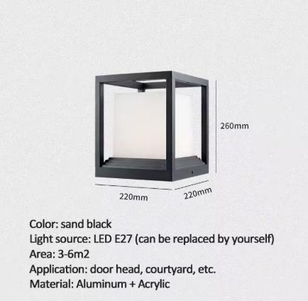 Lighting Modern Garden Lamp -  IP54 Outdoor Lighting