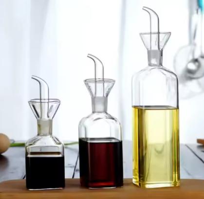 High Borosilicate Glass Oil Pot Leak-proof Kitchen Seasoning Bottle