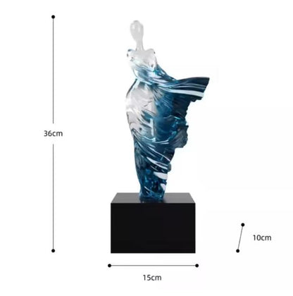 Figurines Nordic Abstract Character Resin Sculpture