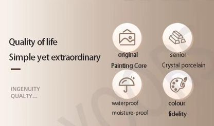 Modern LED-Lit Wall Art for Entrance Halls and Hallways