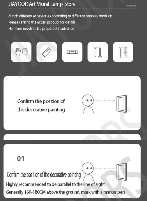 Modern LED-Lit Wall Art for Entrance Halls and Hallways