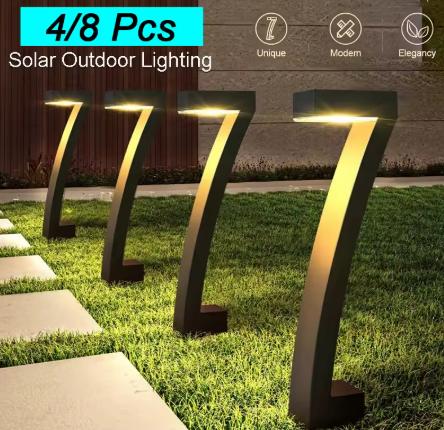 Solar LED Garden Light — IP65 Waterproof Path and Landscape Spotlight for Yards, Driveways, Walkways, and Patios