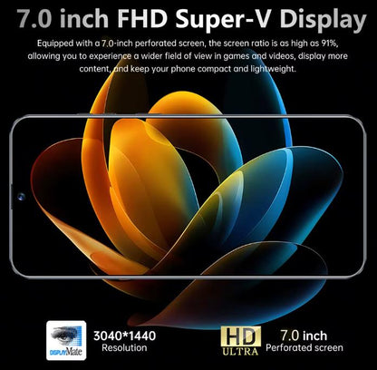 Android Smartphone – 5G Dual SIM, 7.0" HD Display, Global Version, Powerful Mobile Phone