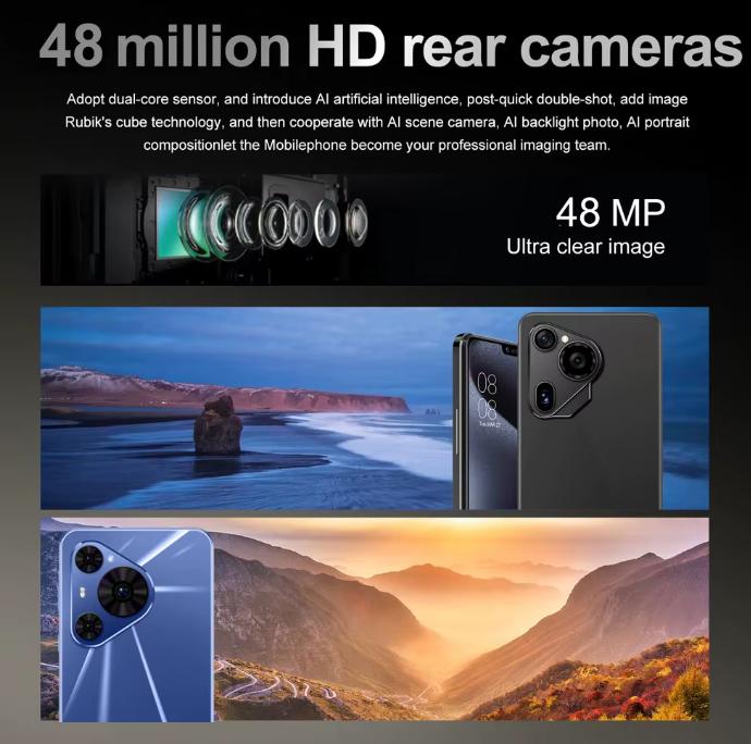 Android Smartphone – 5G Dual SIM, 7.0" HD Display, Global Version, Powerful Mobile Phone