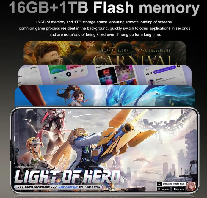 Android Smartphone – 5G Dual SIM, 7.0" HD Display, Global Version, Powerful Mobile Phone