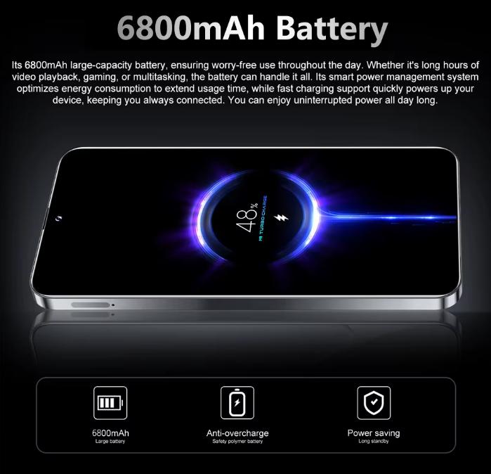 Android Smartphone – 5G Dual SIM, 7.0" HD Display, Global Version, Powerful Mobile Phone