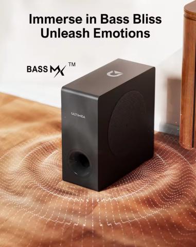 Dolby Atmos 2.1 Soundbar with Subwoofer,  Bluetooth Home Theater 3D Surround System for Smart TVs