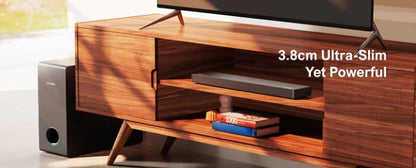 Dolby Atmos 2.1 Soundbar with Subwoofer,  Bluetooth Home Theater 3D Surround System for Smart TVs