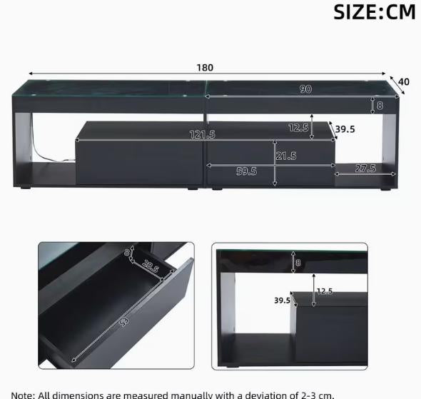 Modern DEPOT TV cabinet with sleek design and ample storage space, perfect for enhancing your living room decor.