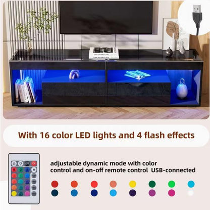 Modern DEPOT TV cabinet with sleek design, wood finish, and ample storage space for living room entertainment setup.