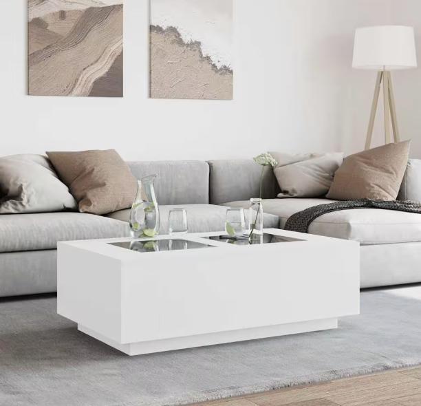 Modern living room with clean lines and stylish decor, showcasing a sleek and organized space by DEPOT.