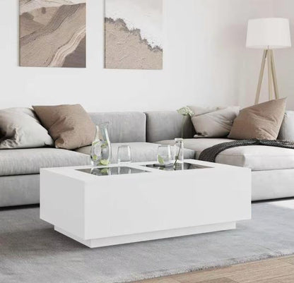 Modern living room with clean lines and stylish decor, showcasing a sleek and organized space by DEPOT.