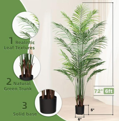Large lifelike palm tree from DEPOT, perfect for indoor or outdoor tropical decor in home and garden settings.