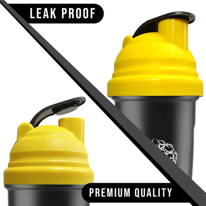 Nuke Nutrition 700ml protein shaker bottle with easy-clean design and dishwasher-safe plastic, ideal for gym and sports use.