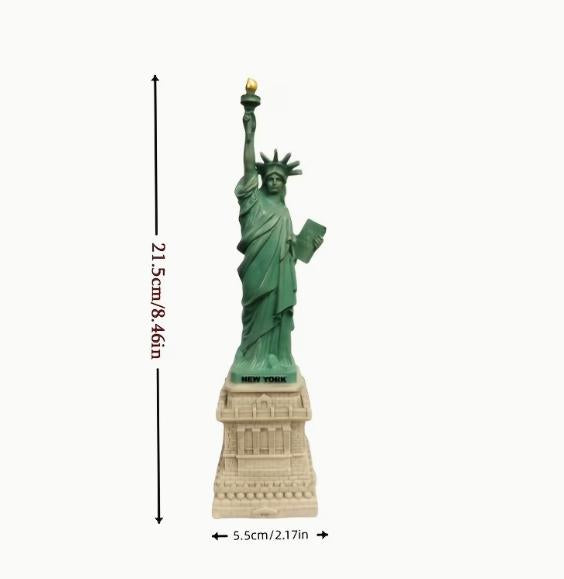 Vintage Liberty resin bust sculpture by TrendHomeDepot, showcasing a detailed classical-style head and shoulders.