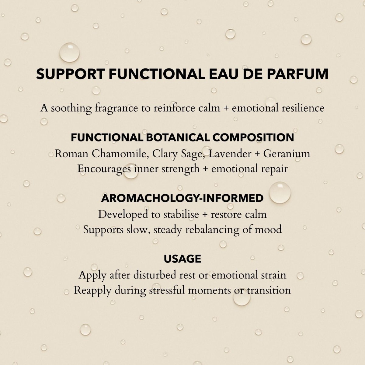 Anatomē Support Functional perfume bottle with sleek 10ml glass container and minimalist design for aromatic experience
