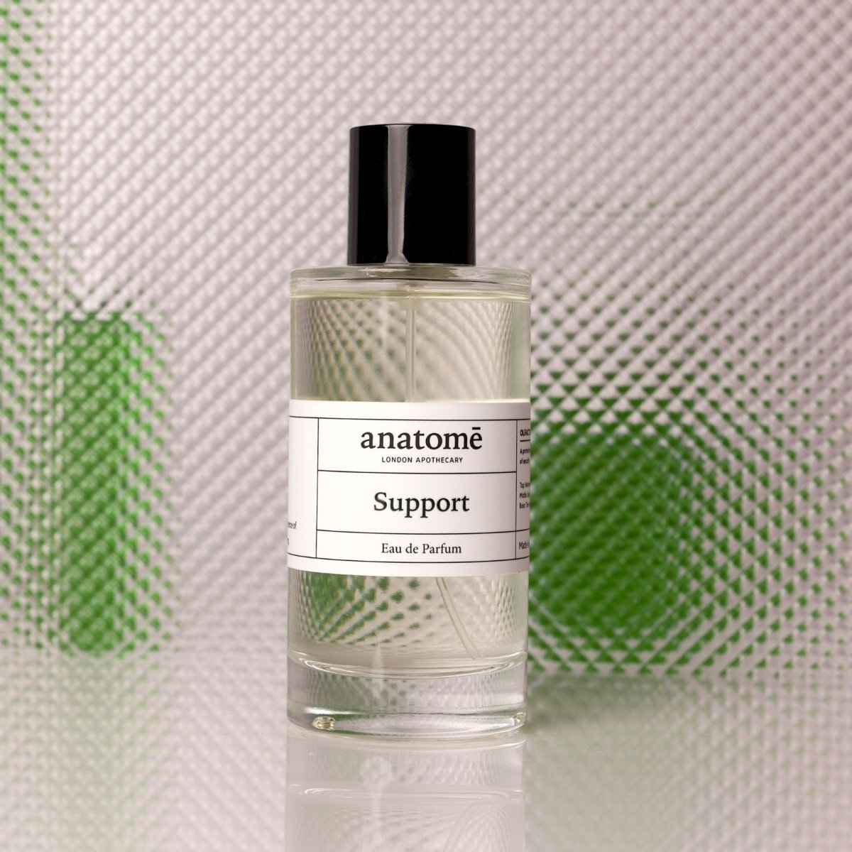 Support Functional perfume by anatomē in a 10ml bottle, featuring elegant packaging and a sleek glass design.