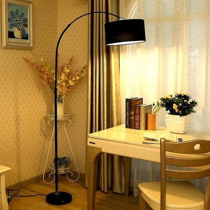 Mira Sales simple remote control floor lamp in a living room setting, providing soft lighting for home, bedroom, or study areas.