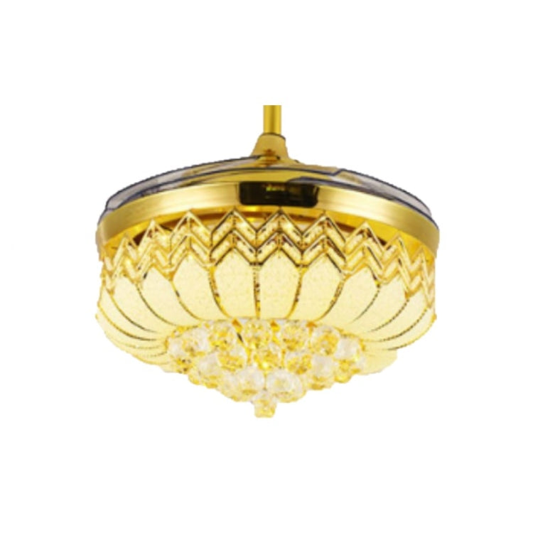Elegant ceiling light fixture from Mira Sales combining luxury lighting design with smart cooling features for modern home decor.