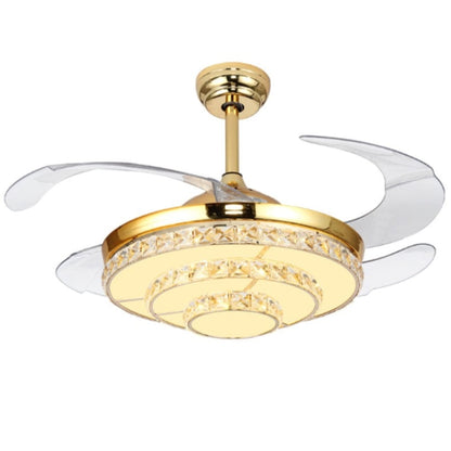 Modern ceiling light fixture by Mira Sales, combining luxury lighting with smart cooling features for stylish home decor.