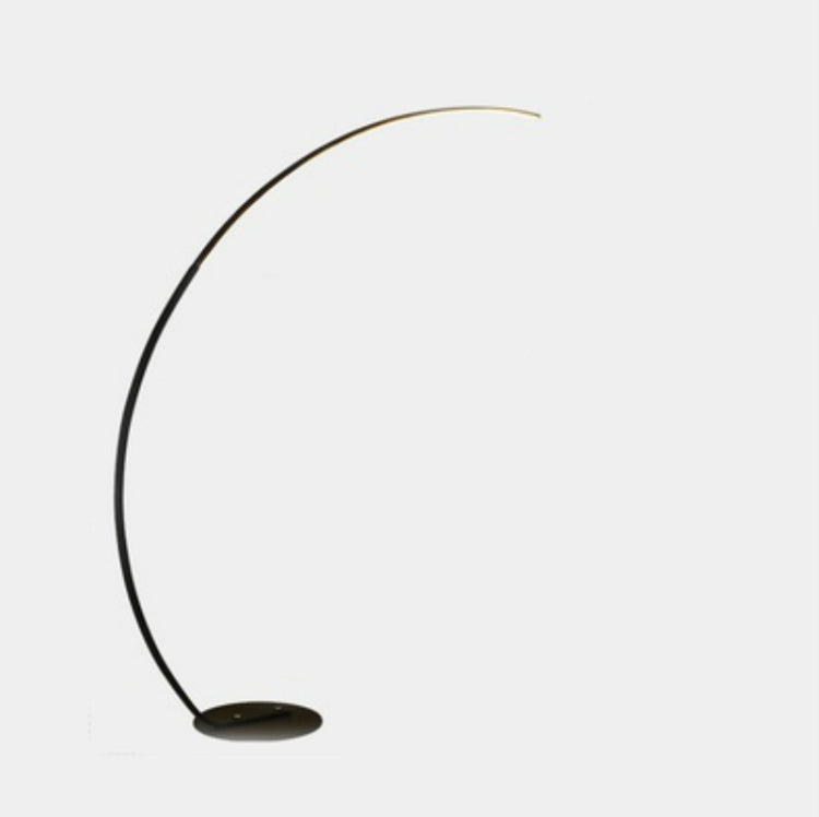 Modern Mira Sales fishing arc floor lamp with adjustable arm and remote control, ideal for reading and home lighting.