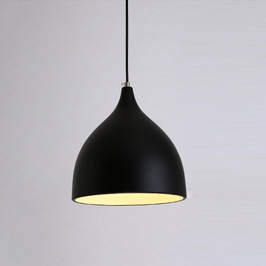 Modern single head pendant light by Mira Sales, minimalist design perfect for dining and living room illumination.