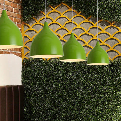 Modern single head pendant light by Mira Sales, minimalist design for dining and living room illumination, sleek and stylish fixture.