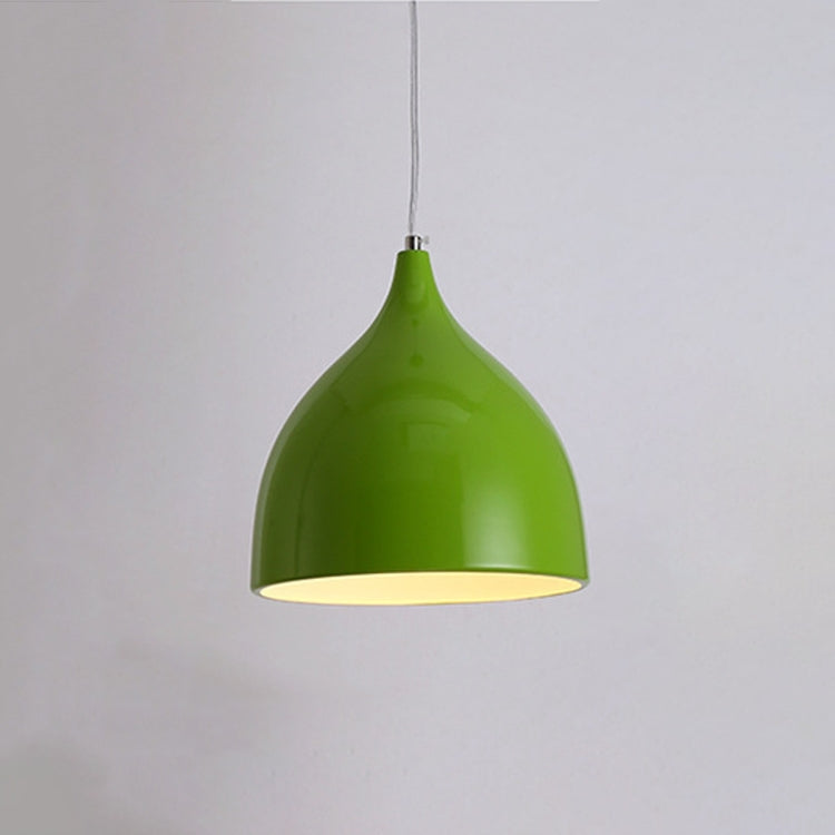 Modern single head pendant light by Mira Sales, minimalist design for dining and living room illumination.