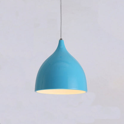 Modern single head pendant light by Mira Sales, minimalist design ideal for dining and living room decor, home lighting.