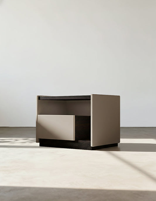 Vintage-inspired Zoe antique bedside table by DC Concept with elegant design, perfect as a bedroom accent piece.
