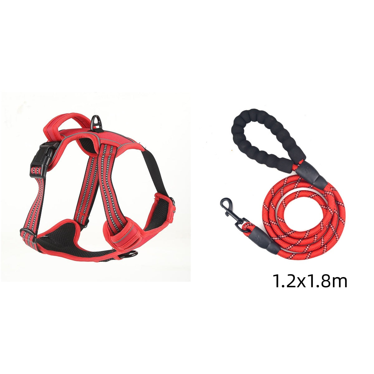 No-Pull Reflective Dog Harness | Breathable Adjustable Dog Vest