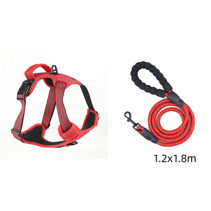 No-Pull Reflective Dog Harness | Breathable Adjustable Dog Vest