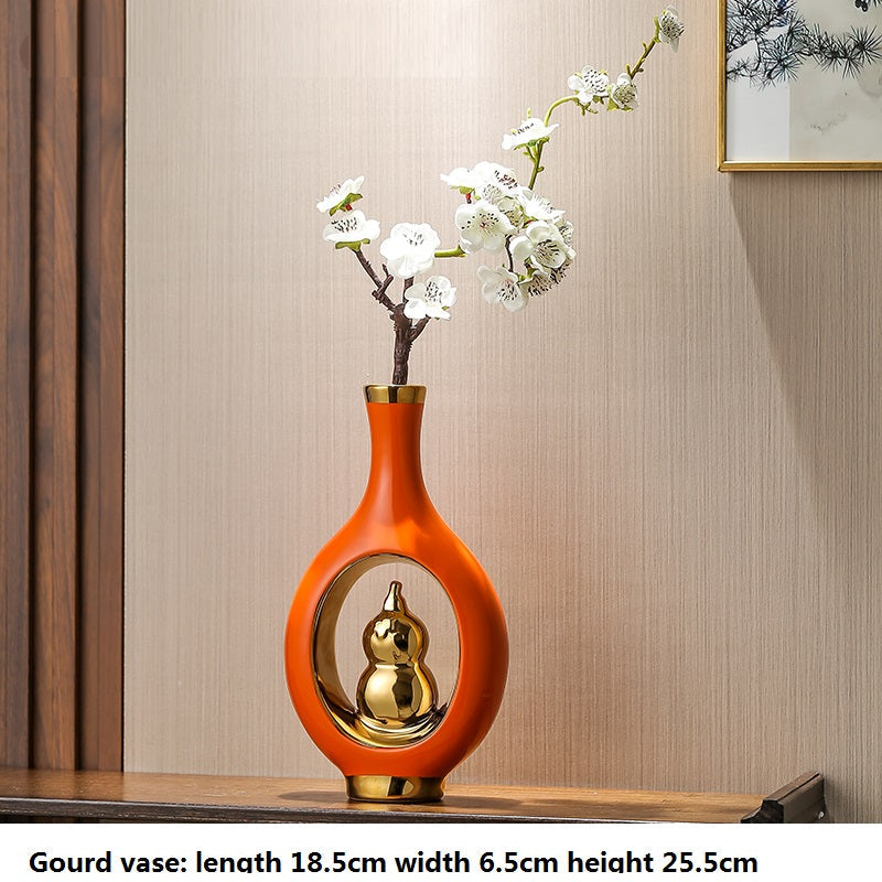 Decorative creative vase for living room by Michan Direct, featuring colorful floral arrangements in a modern design.