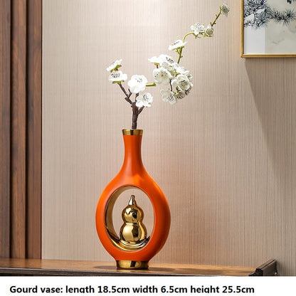Decorative creative vase for living room by Michan Direct, featuring colorful floral arrangements in a modern design.