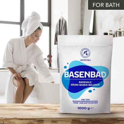 BritishVita Alkaline Bath 35oz soak for skin hydration and foot care, relaxing bath soak with soothing alkaline formula.