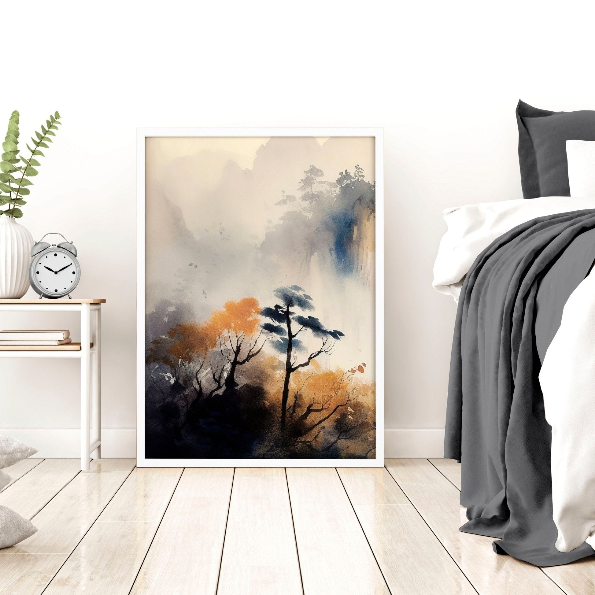 Set of 3 Asian-inspired wall art prints by About Wall Art, featuring traditional motifs in elegant, decorative designs.