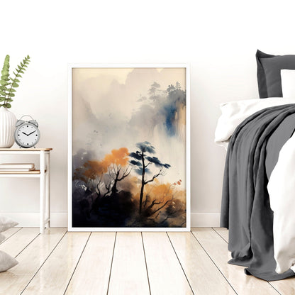 Set of 3 Asian-inspired wall art prints by About Wall Art, featuring traditional motifs in elegant, decorative designs.